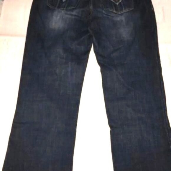 Simply Vera Vera Wang Jeans Womens Straight Mid Rise Dark Denim Size 6 - Picture 1 of 10